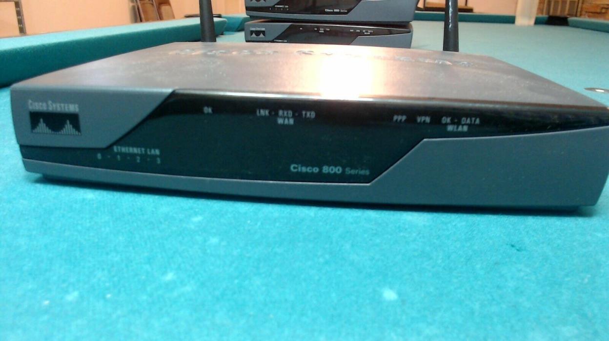 Cisco 871W 54 Mbps 4-Port 10/100 Wireless G Router (CISCO871W-G-A-K9)