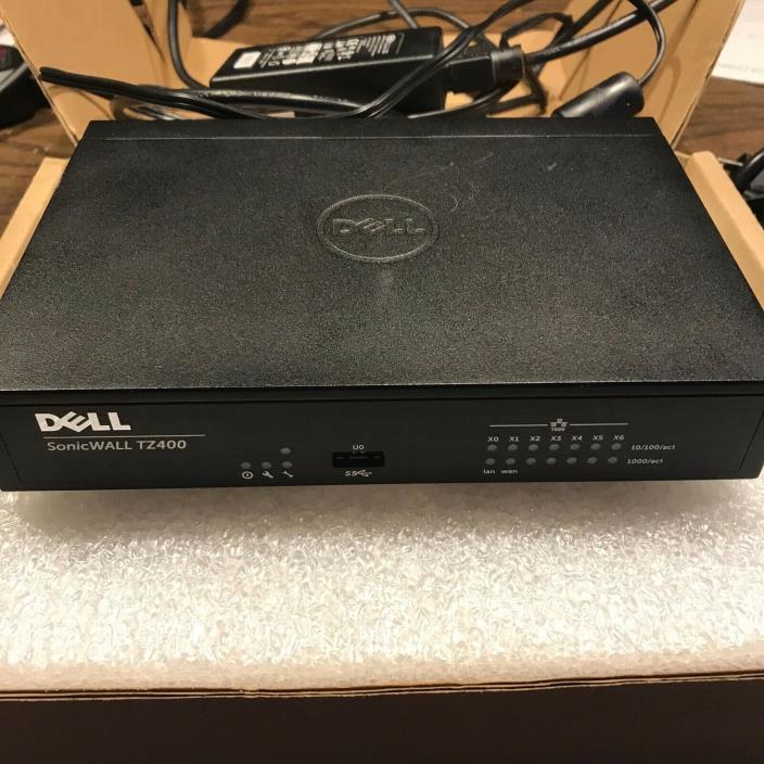 Dell SonicWALL TZ400 3.2Ghz 1GB RAM VPN Firewall Security Device Unregistered