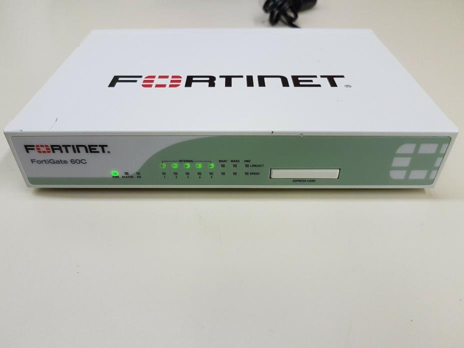 Fortinet Fortigate FG-60c Firewall Appliance PARTS/REPAIR
