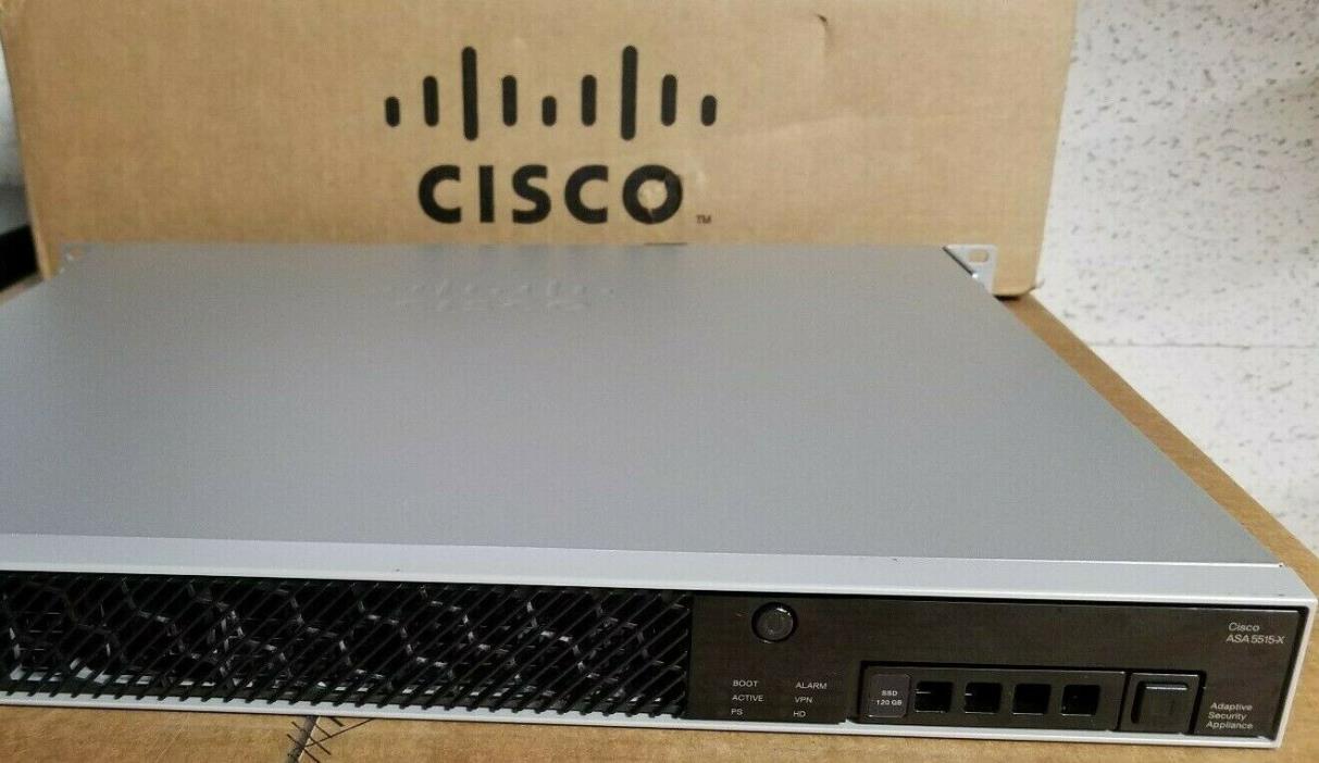 Cisco ASA5515-FPWR-K9 ASA 5500-X Series 5515-X 6GE w/ FirePOWER Firewall