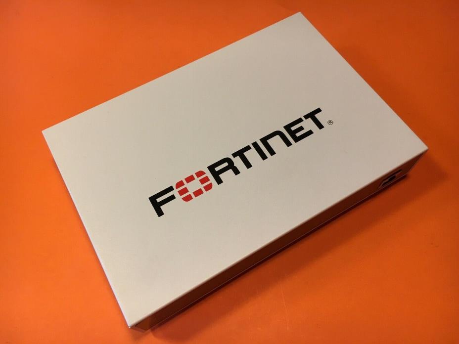 Fortinet Fortigate FG-60D Firewall wPower Adapter Part Of Pakedge Virtual System