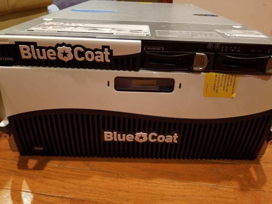 Bluecoat P PS12000-500M and SG9000-30-M5 Proxy Appliance - OPEN TO OFFERS!