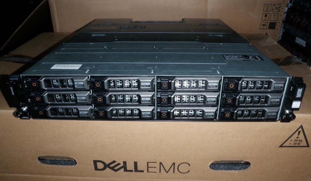 Dell Powervault MD1400 Expansion Enclosure-12x 4TB 7.2K SAS-DAS Disk Array-12Gb