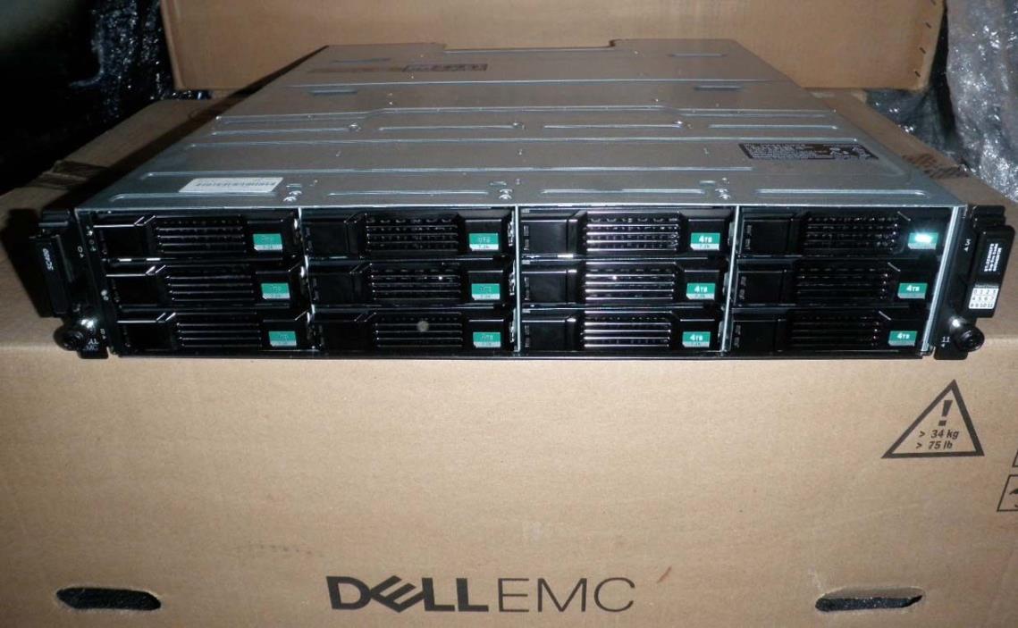 Dell Compellent SC400 Expansion Enclosure-12x 4TB 7.2K SAS-Disk Array-12Gb