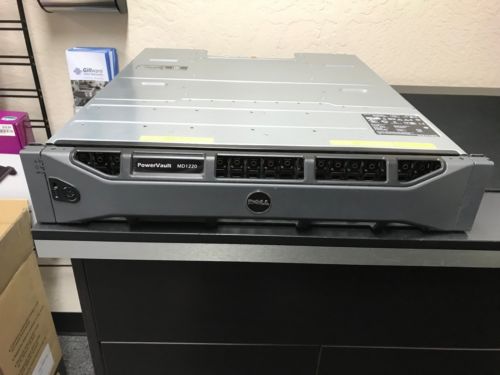 DELL POWERVAULT MD1220 20TB CAPACITY + CABLES + RAILS
