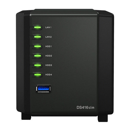 SYNOLOGY DS416slim 4-BAY NAS SERVER DUAL CORE 1.0GHZ 2.5