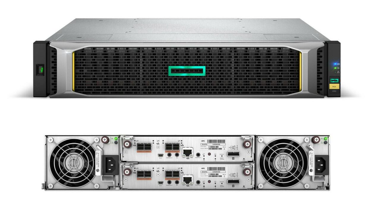 NEW HP MSA 2052 SAN Dual Controller 24 SFF Storage Array 2050 Q1J03A