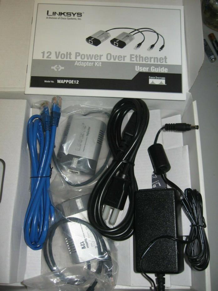 Cisco-Linksys WAPPOE12 12 Volt Power Over Ethernet Adapter Kit
