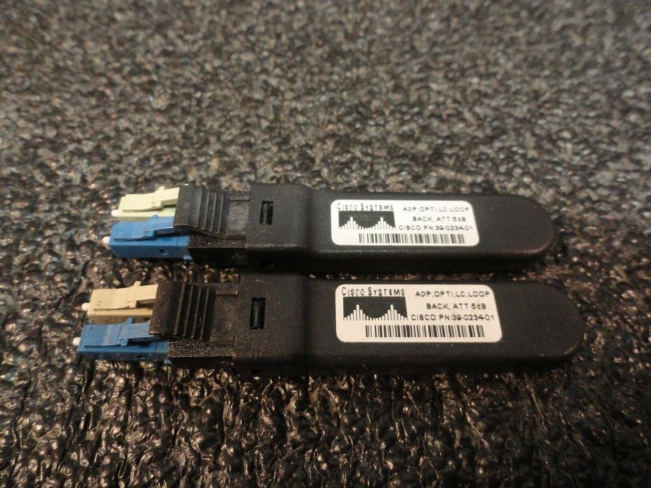 LOT of 2 CISCO CIS1009 39-0234-01 ADP, OPTI, LC, LOOP