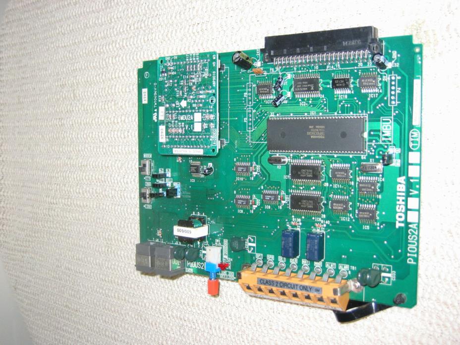 Toshiba PIOUS2A PIOU Options Interface Card Page SMDR TTY