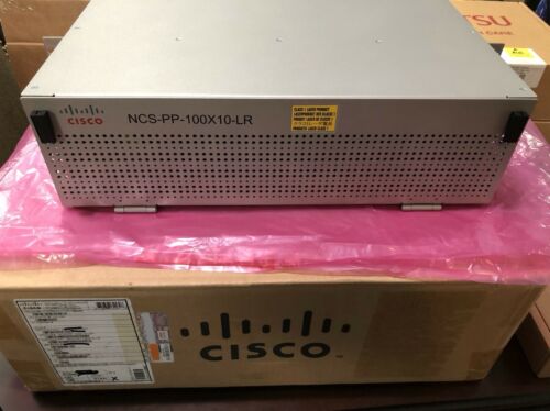 New Cisco NCS-PP-100x10-LR V01 SMF  Fiber Optic Breakout Panel