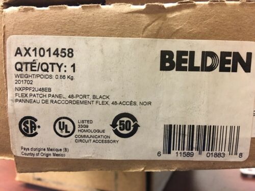 Belden AX101458 Flex Patch Panel 48 Port