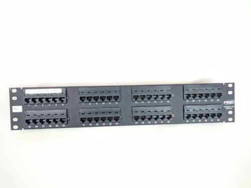 Amp Netconnect Category 5e  48-Port 19in Rack Mountable FOR PARTS ONLY