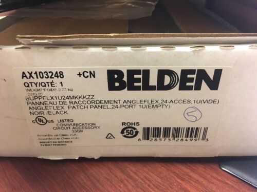 Belden AX103248 24 Port Angleflex Patch Panel