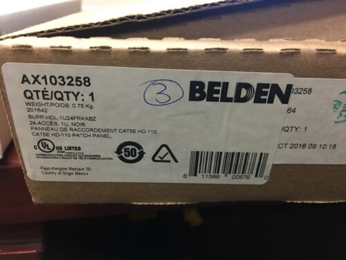 Belden AX103258 24-access Patch Panel