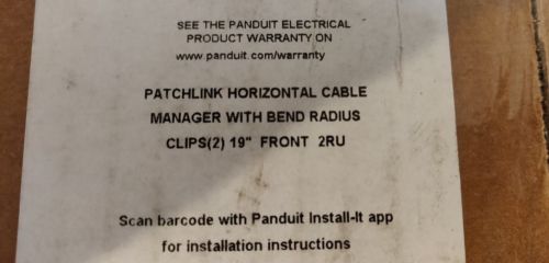 *NEW* Panduit WMPH2E PatchLink Horizontal Cable Manager