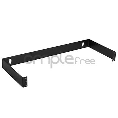1U Unit Steel Wall Mount Fixed Bracket for Cat5e Cat6 Patch Panel 19in NEW