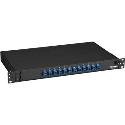Black Box Rackmount Fiber Panels, 1U, Loaded with (24) Single-Mode/Multimode