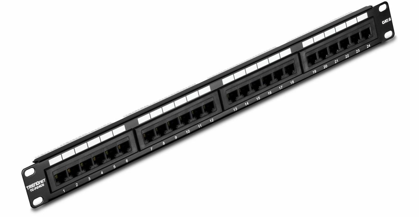 TRENDnet 24-Port Cat6 Unshielded Wallmount or Rackmount Patch P... Free Shipping