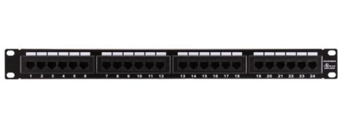 Monoprice 24-port Cat6 Patch Panel, 110 Type (568A/B Compatible)