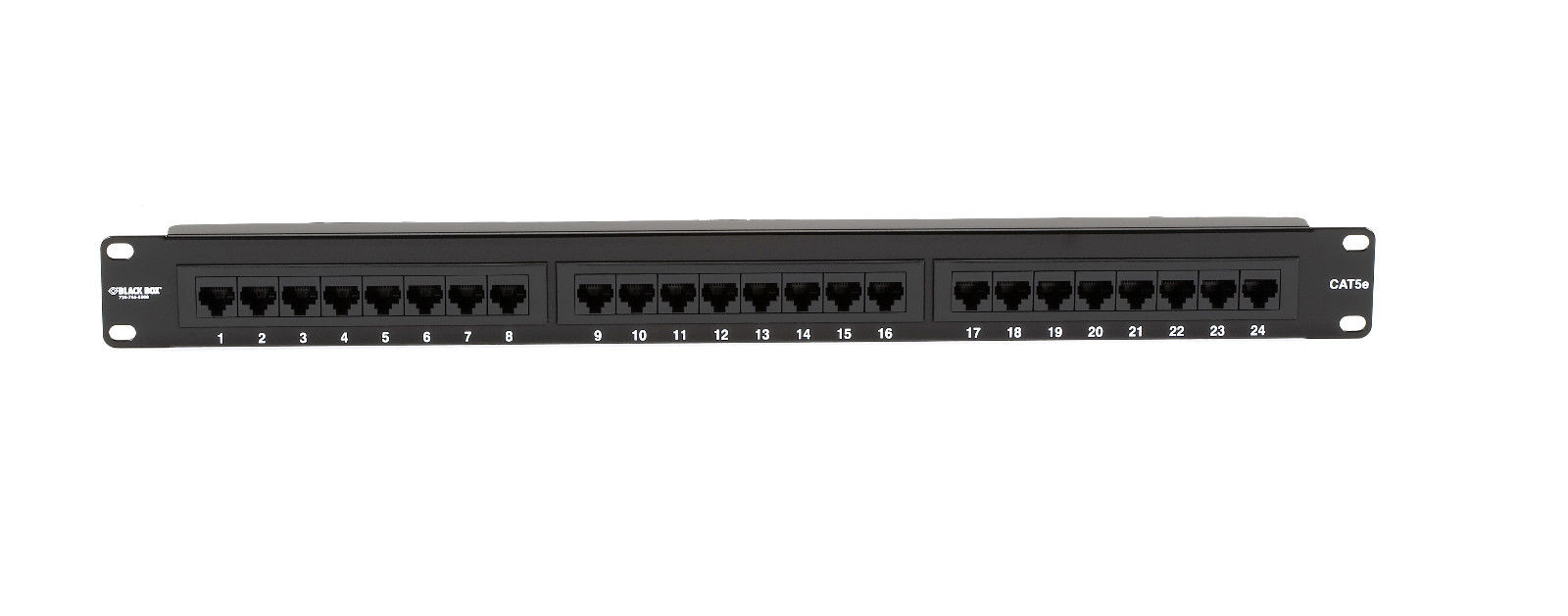 Black Box Economy CAT5E Universal Patch Panel 24 port 1U  JPM111A-R5