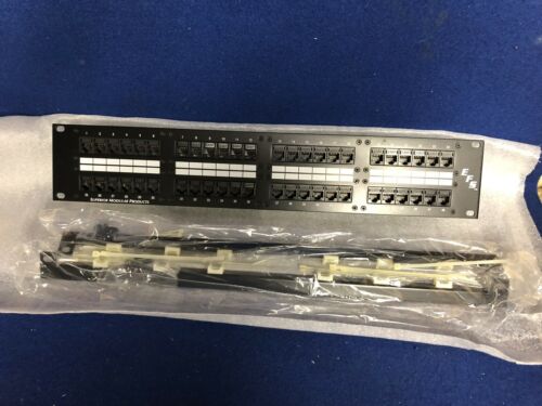 Superior Modular Products 48-Port Patch Panel DCC4888/110EFS01 110 Interface