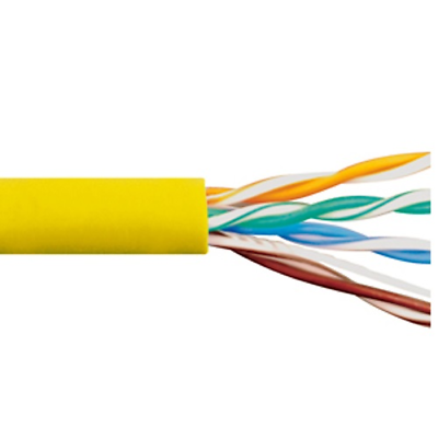 New ICC CAT5e CMR PVC CABLE YELLOW ICCABR5EYL 633758032063