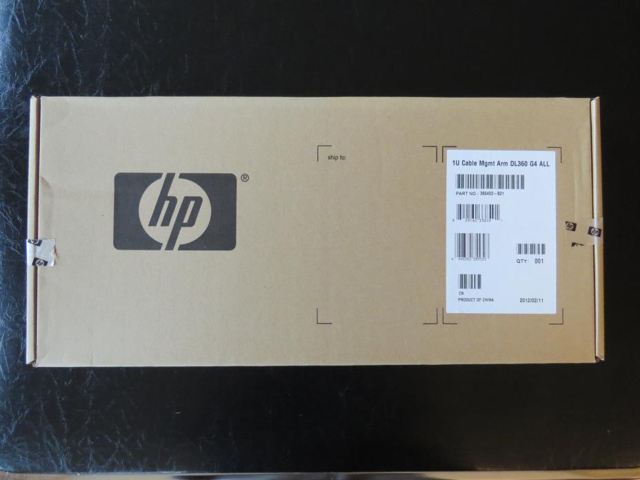 NEW HP 1U  Cable Management Arm DL360 G4 ALL Part Number: 365403-B21 SEALED