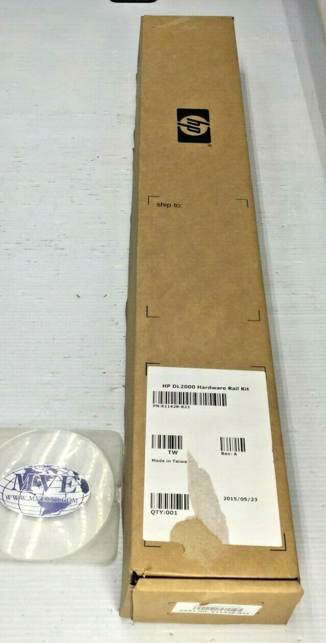 HP 611428-B21 615900-001 615897-001 PROLIANT DL2000 LEFT AND RIGHT RAIL KIT