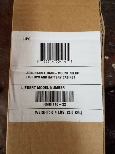 Liebert RMK18-32. Adjustable Rack Mounting Kit For UPS And Battery Cabinet.