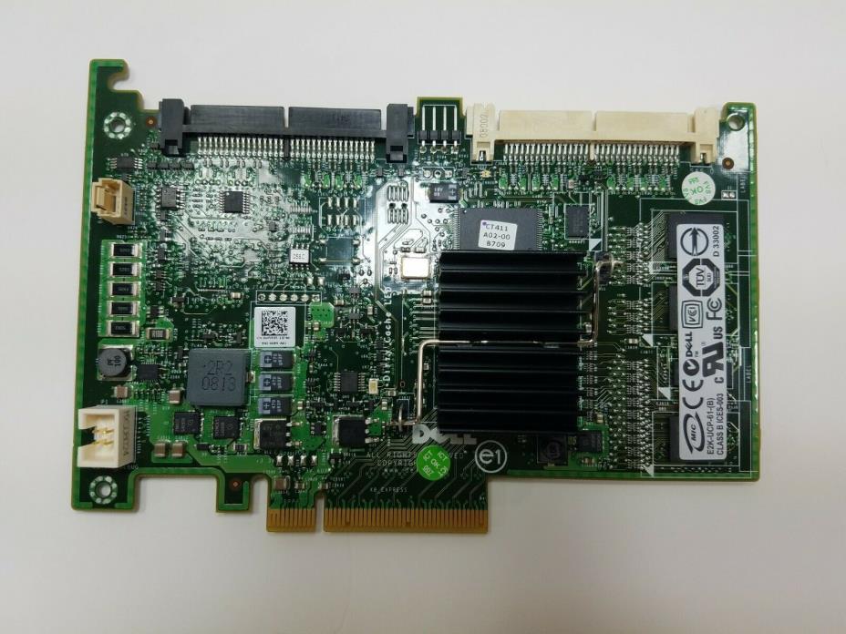 Dell PowerEdge PWB JT168 E2K-UCP-61 RAID Controller Card TESTED