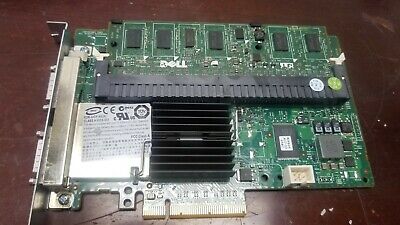 Dell F989F PCIe PERC 6/E SAS External RAID Controller BBU Battery 256MB Cache