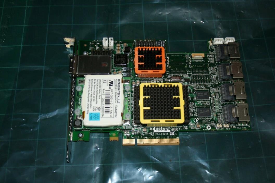 Adaptec ASR-51645 16-Port SAS/SATA PCI-e x8 (NO Cables/Bracket)