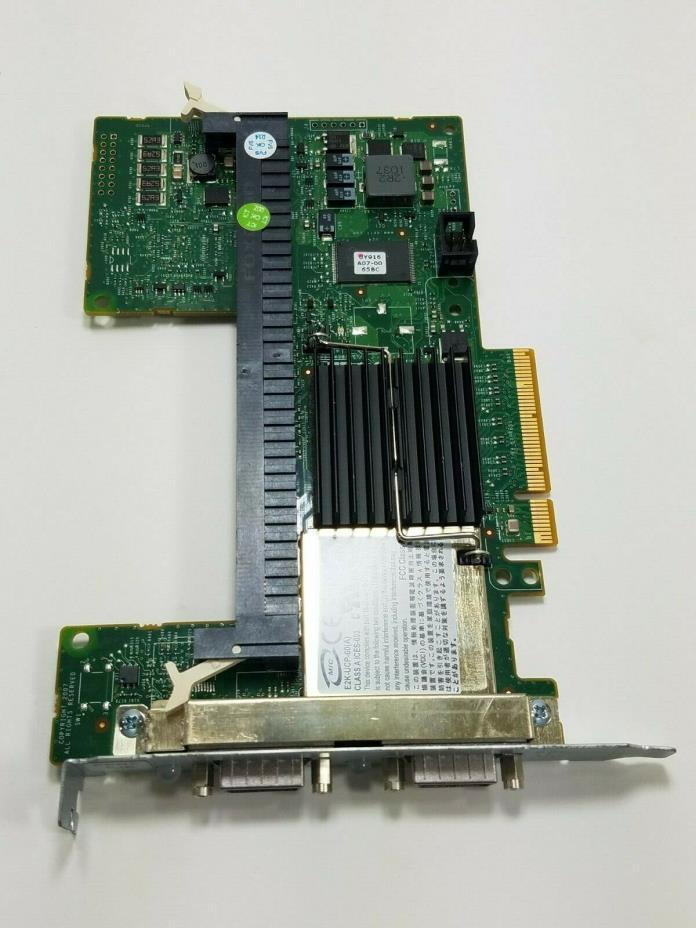 MW844 Dell Perc 6/E Pci-E Sas/SATA Raid Controller TESTED