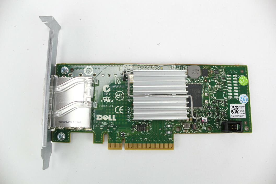 Dell 6gb Dual-external-port PCI-E SAS Non-RAID HBA Controller  - 12DNW