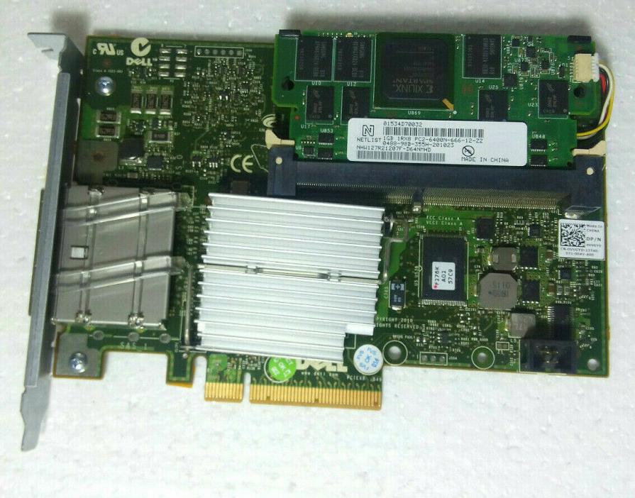 Dell 1GB Perc H800 Raid Controller Card 85KJG VVGYD MD1200 MD1220 GC9R0