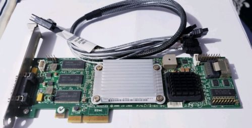 LSI SAS8344ELP 4-Port Ext 4-Port Int SAS/SATA 3Gb/s RAID Controller Latest FW
