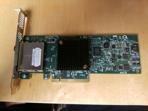 SAS9207-8E LSI00300 LSI 8-PORT 6GB/S SAS+SATA TO PCIE HOST BUS ADAPTER