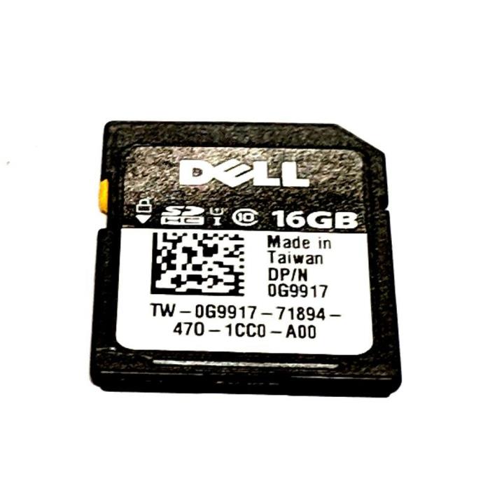 Dell G9917 16GB iDRAC6 vFlash Class 10 SD Card for PowerEdge Servers