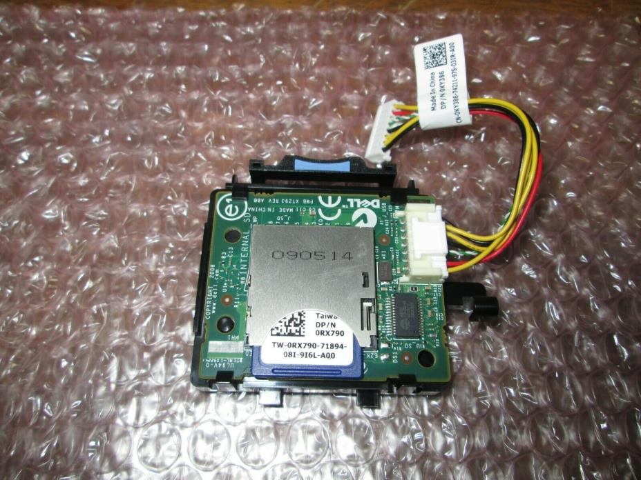 Dell SD Flash Reader Module RN354 and Cable KY386 with 1GB Dell SD Card