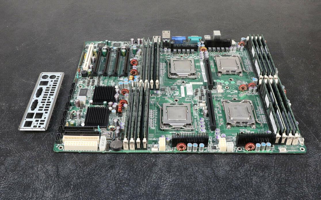 Tyan S4985 S4985G3NR-E Server Motherboard with 4xCPU 32GB RAM     (3a09)