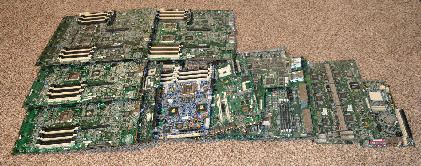 37.5 lbs of Server Motherboards and Circuit Board for Scrap Gold Recovery