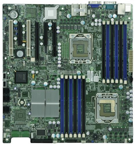 Supermicro X8DTI-F Motherboard & IO Plate 2x L5640 2.26GHz 6x 8GB 10600R