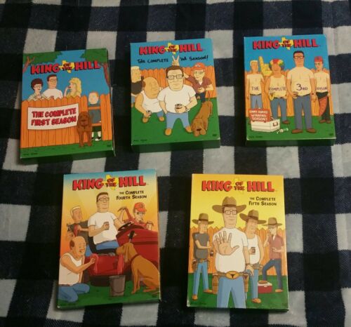 King of the Hill Seasons 1 2 3 4 5  Lot Complete Mike Judge Original Series 1-5