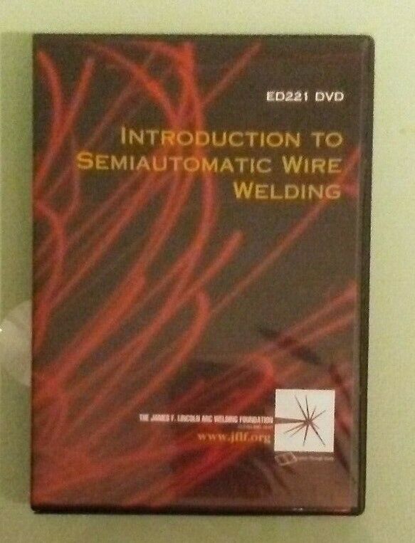 jflf ed 221 ed221  INTRODUCTION TO SEMIAUTOMATIC WIRE WELDING  DVD
