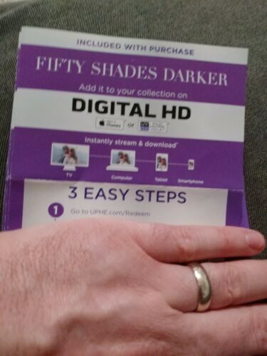 Digital HD Movie Code: Fifty Shades Darker