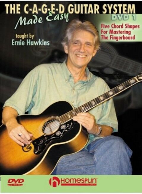 The C-A-G-E-D Guitar System Made Easy #1 Ernie Hawkins - FREE SHIPPING