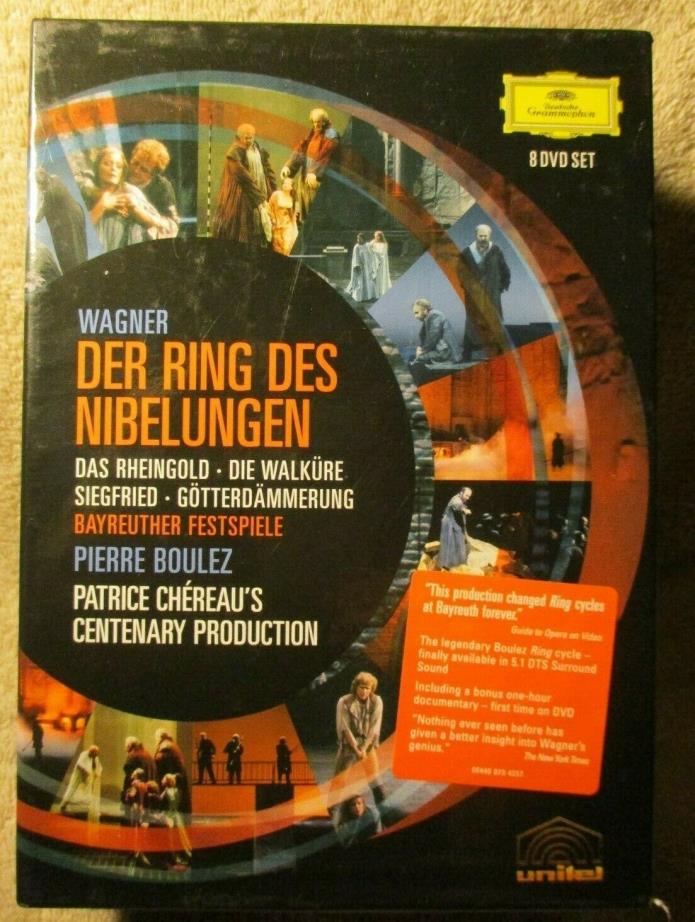 Wagner - Der Ring Des Nibelungen (DVD, 2005)-Bayreuth-Pierre Boulez