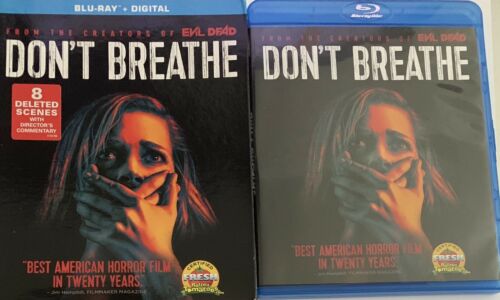 Dont Breathe (Blu-ray Disc, 2016) Jane Levy Stephen Lang Horror With Slipcover