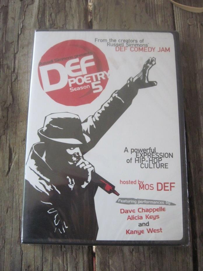 Russell Simmons Def Poetry Season 5 (2 DVD set) approx. 300min..Lots of guest..